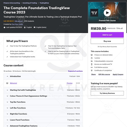 Tradingview Course - The Complete Foundation Tradingview Course 2023 | Learn Tradingview | Investing Course