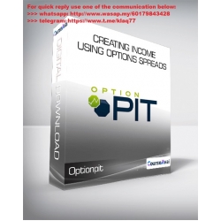 OPTION PIT Creating Income with Option Spreads (2015) (Total size: 251.0 MB Contains: 1 folder 9 files)