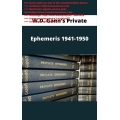 W.D. Gann Private Ephemeris 1941-1950, $1444, (www.wdgann.com) (Total size: 87.7 MB Contains: 1 file)